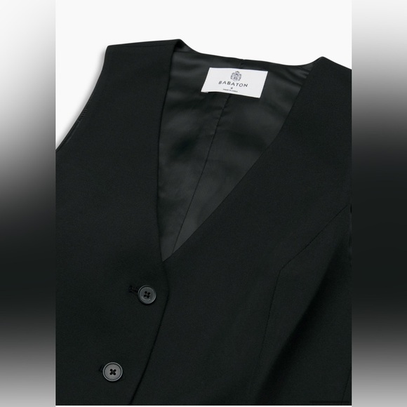 NWT Aritzia Babaton Director Vest Black Size 6 Limited Edition - Picture 8 of 13